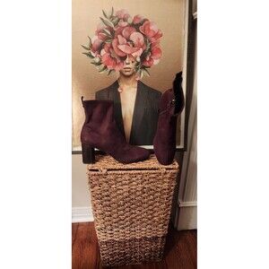 Donald J. Pliner Cattie Bootie Brown Block Heel Round Toe Boots Size 10